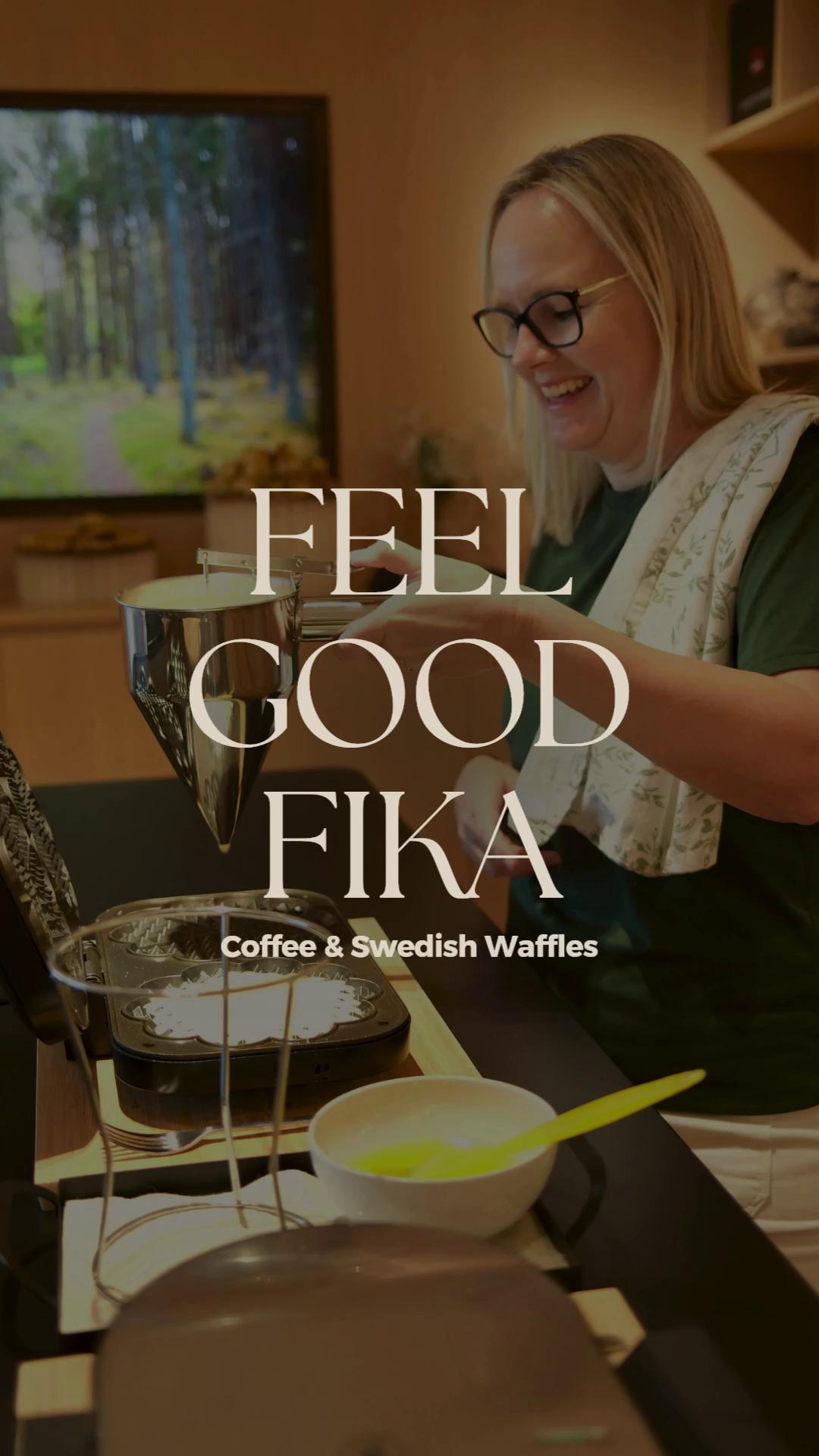 Swedish waffles and coffee on tap. The recipe for a perfect feel-good morning with good friends, if you ask us 🇸🇪☕🧇