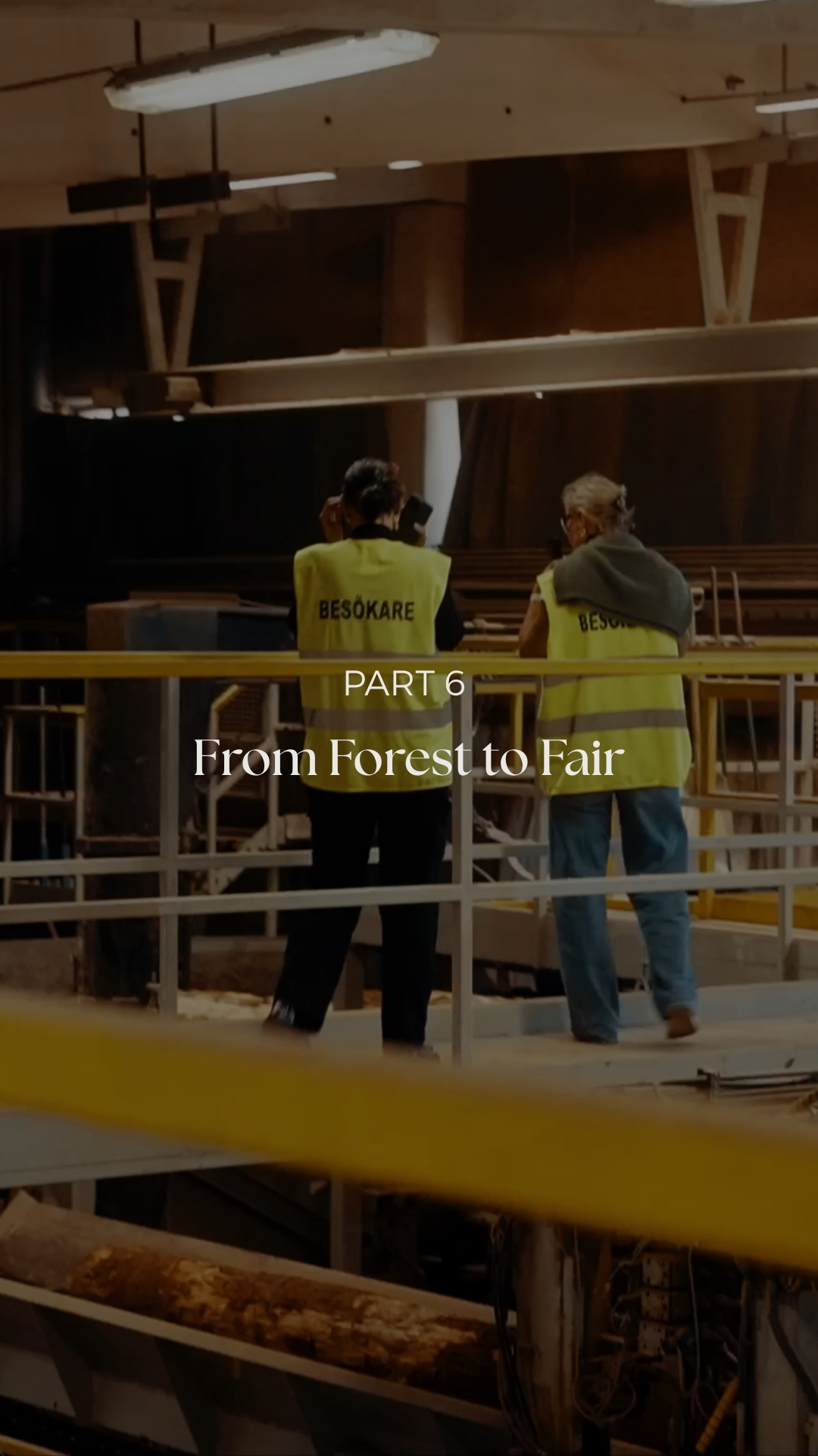 From trunk to plank. A glimpse behind the scenes at the Kährs factory. 
#FromForestToFair #DTD2025 #NordicHomeworx #StyledHabitat #Kährs.