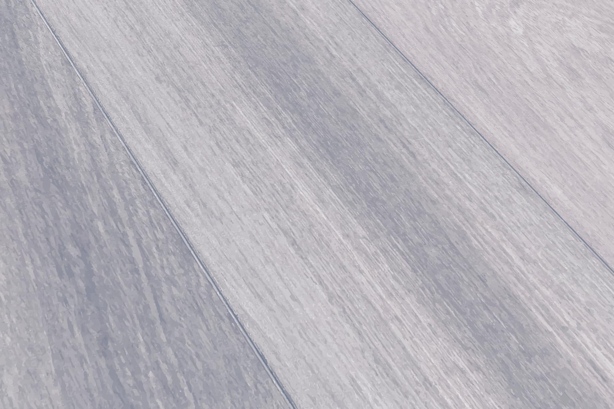 Grey wood-style linoleum flooring with a subtle grain pattern, showcasing types of flooring.