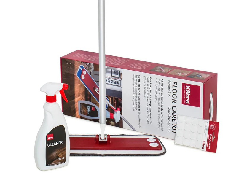 Kährs Yearly Cleaning Set, a complete at-home cleaning kit suited to wood and LVT floors up to 200 sqm