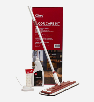 Kährs Yearly Cleaning Set, a complete at-home cleaning kit suited to wood and LVT floors up to 200 sqm