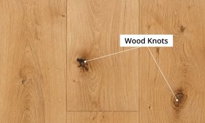 Wood knots on wood surface